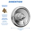 Replacement for Moen T2151 Brantford Posi-Temp Valve Trim Kit, Chrome