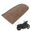 Motorcycle Fender Bib Cover Artificial Leather Decorative Pad Flame Pattern