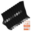 Footstar Cotton Socks Women’s and Men’s (10 Pairs) with Offset
