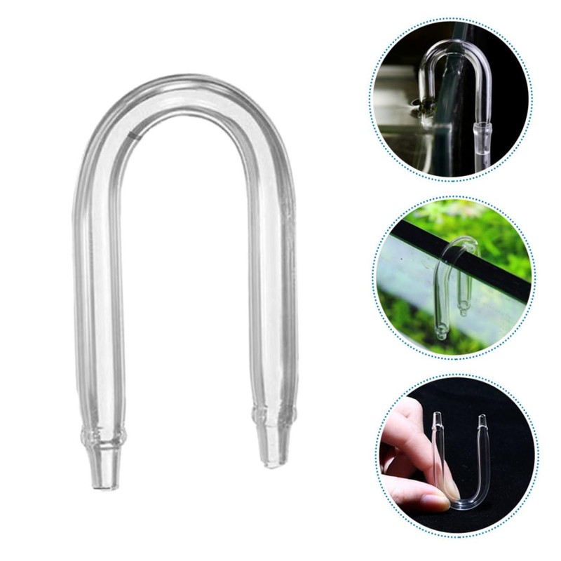 BESPORTBLE Fish -Shaped Link Aquarium Plants Tubing Co2 Connector Convenient