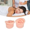 1 Pair Piercing Practice Ear Model Novice Soft Silicone Flexible