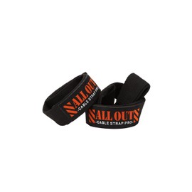 ALLOUT Cable Strap, Muscle Training, Beginners OK, 3 Times Training Efficiency, Arms, Back, Shoulder, Abs, 2 Carabiners Included