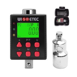Digital Torque Meter Digital Backlight Display Wrench Torque Tester Two Working Modes Adjustable Five Units Switchable with and LED Indicator Light Function