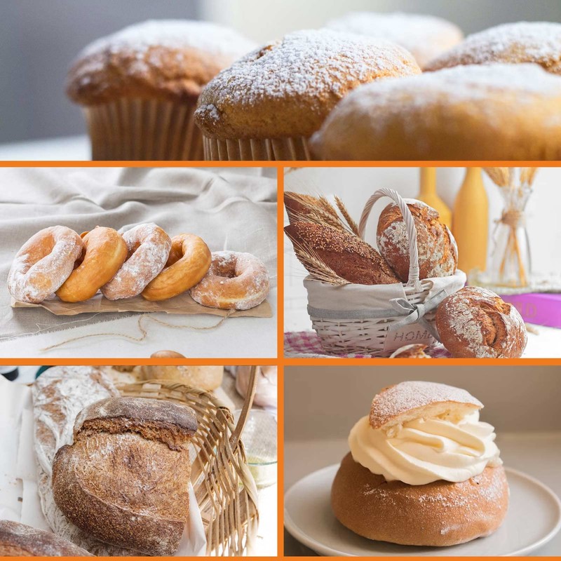 HULISEN Pastry Cutter, Dough Blender, 3 Cup Flour Sifter and