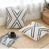 MODERN HOMES (Set of 2) Boho Design Tufted Cotton Cushion