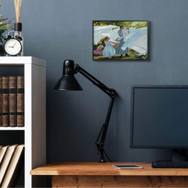 Stupell Industries Farm Children Doing Laundry White Linens Heide Presse Black Framed Wall Art, 11x14