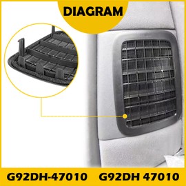 PMFCA For Prius Battery, HV Battery Cooling AIR Intake Filter Screen Compatible with toyota Prius 2010-2015 G92DH-47010