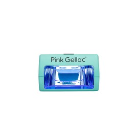 Pink Gellac Compact UV Lamp for Gel Nails Mint Green - Mini UV Lamp for Nails with Automatic Timer for On the Go - Nail Lamp for Nails in Salon Quality