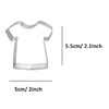WJSYSHOP Baby Skirt Shirt Shape Cookie Cutter