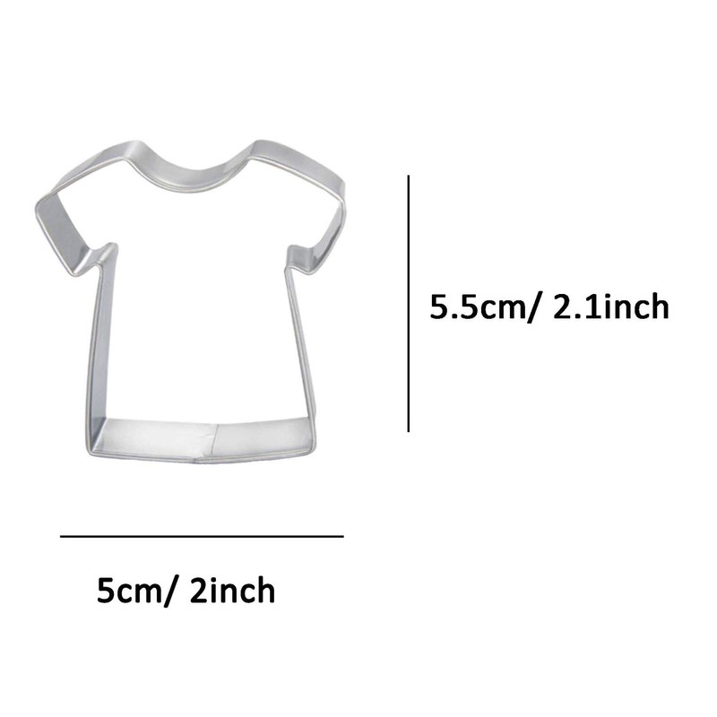 WJSYSHOP Baby Skirt Shirt Shape Cookie Cutter