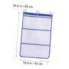 Zerodeko Hanging Storage Bag with Mesh Bathroom Organizer with Seamless