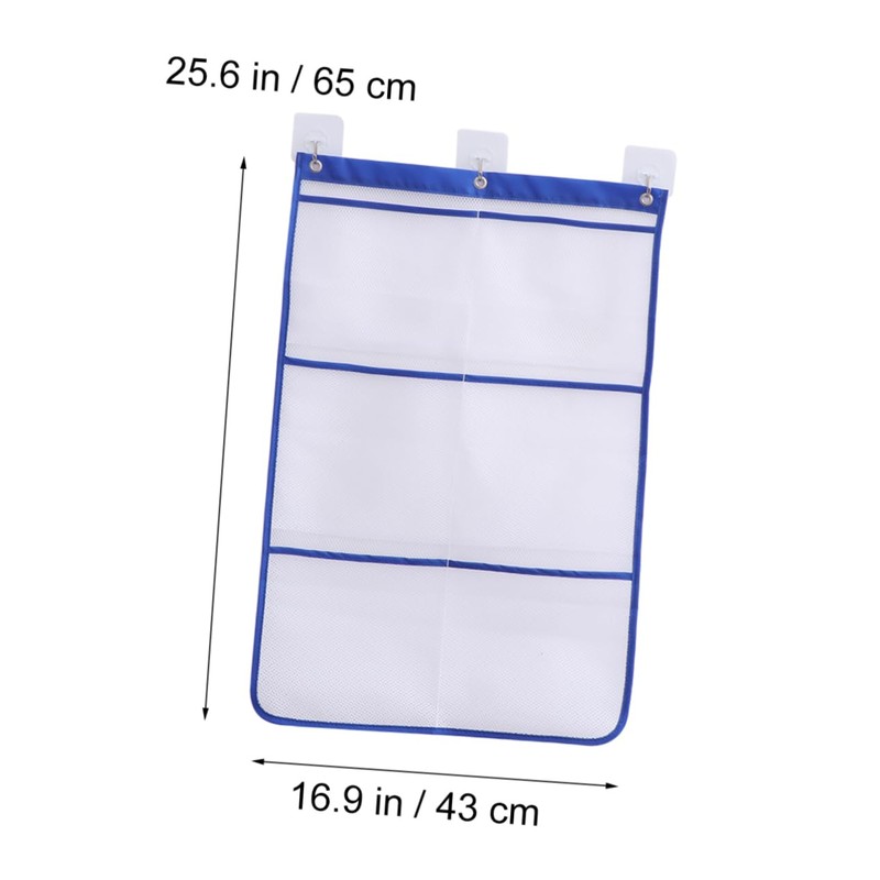Zerodeko Hanging Storage Bag with Mesh Bathroom Organizer with Seamless