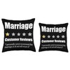 Marriage - Customer Reviews - Funny Divorce Throw Pillow