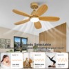 KENSID 36 Inch Ceiling Fans with Lights and Remote, Modern