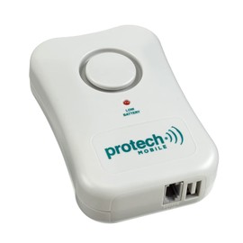 Dynarex Protech Mobile Monitor - Fall Monitoring Alarms/Bed Alarms and Fall Prevention for Elderly - Medical Bed, Chair Pressure Sensitive Alarm for Caregiver - Home Care, Hospital, Hospice Equipment