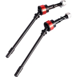 Pothyes Steel Front CVD Drive Shafts for 1/10 Axial SCX10 RC Crawler (Front)