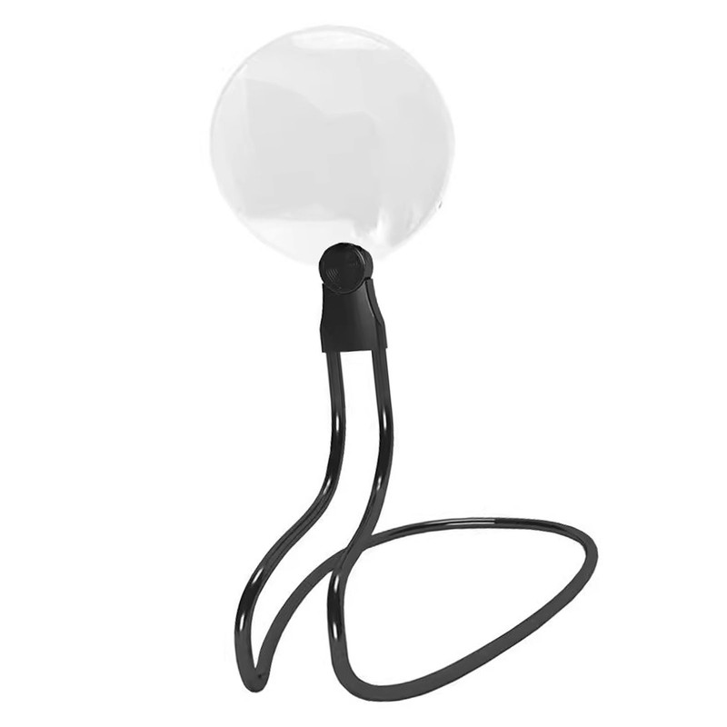 Hands Free Magnifying Glass 6in View Area Detachable Neck Wear