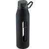 Takeya Glass Water Bottle with Silicone Sleeve and Twist Cap,