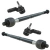 TRQ Front Inner and Outer Tie Rod Set 4 Piece