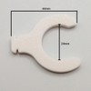 ULEIVA Replacement Mounting Clip Compatible with Kermi ZK00940001 V2 Flat