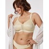 WingsLove Women's Full Coverage Plus Size Everyday Bra Minimizer Wireless