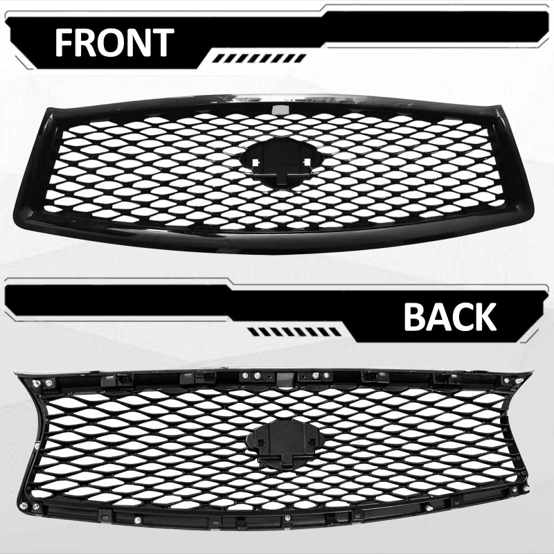 kspeed For Infiniti Q50 2014-2017 Front Bumper Upper Grille Gloss