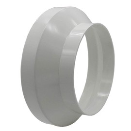 Kair Ducting Reducer 200mm to 150mm - 8 to 6 inch Duct Pipe Reduction Connector for Extract Fans and Ventilation Units