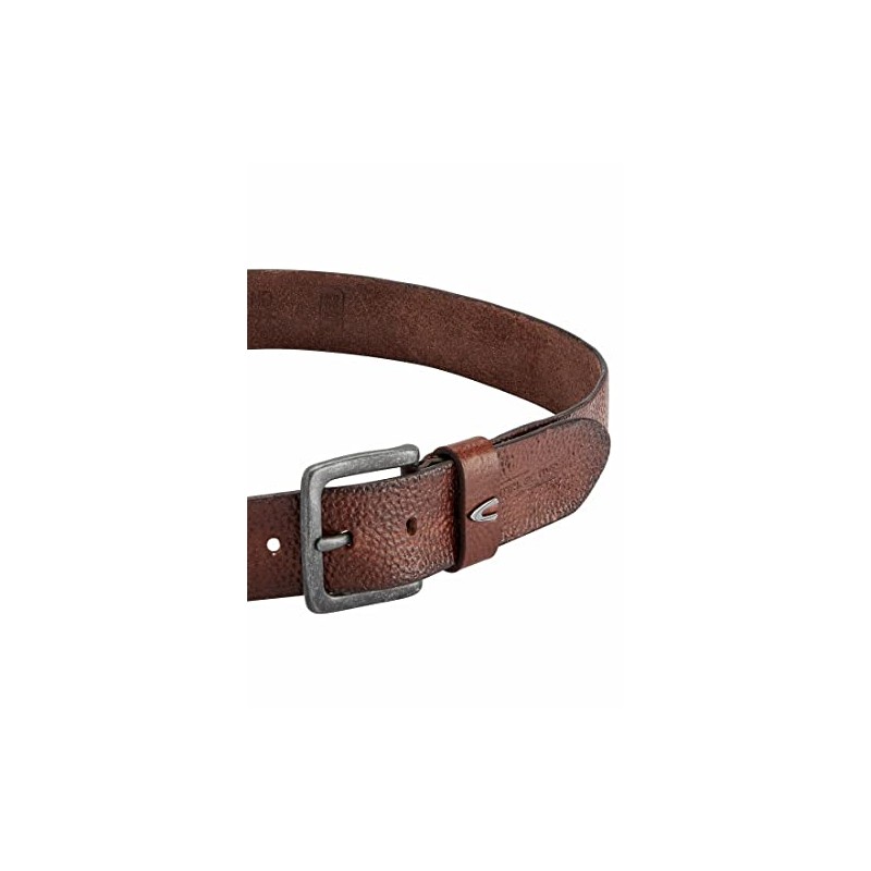 camel active Men's Leather Belt, brown