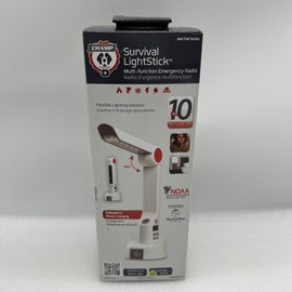 CHAMP RCEP500FLR  10 - in-1 Survival Light Stick New! Hand Crank Solar