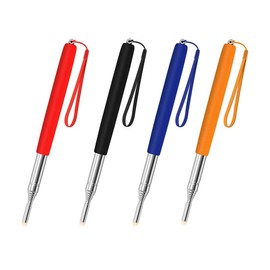 XLKJ 4 Pcs Stick Pointer, Presentation Stick, Telescopic Pole for Teachers, Stainless Steel Telescopic Pointing Stick for Classroom Office