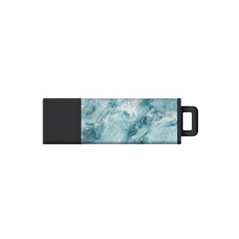 Centon Electronics DataStick Pro2 USB 2.0 Flash Drive, Portable USB Drive, Durable Casing, Versatile USB Stick, 16 GB Storage Capacity, Marble-Aqua