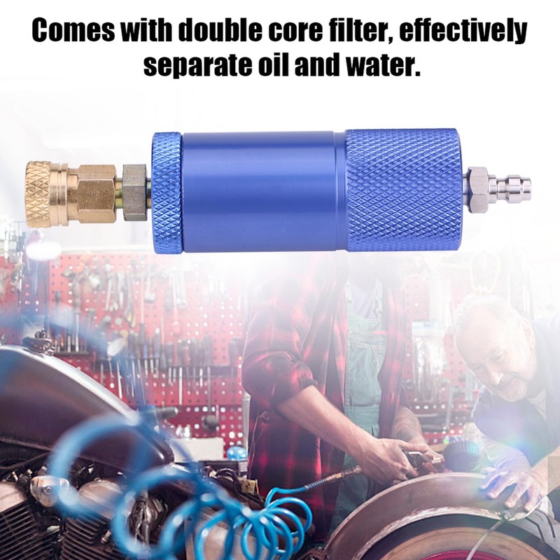 MUNEFE Air Compressor Filter, Compressed Air Dryer, Pneumatic Filter Drain