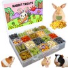Jwizyotr Rabbit Treats Guinea Pig Treats Chinchilla Treats Box with