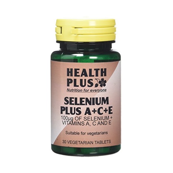 Health Plus Selenium A+C+E Mineral Supplement - 30 Tablets