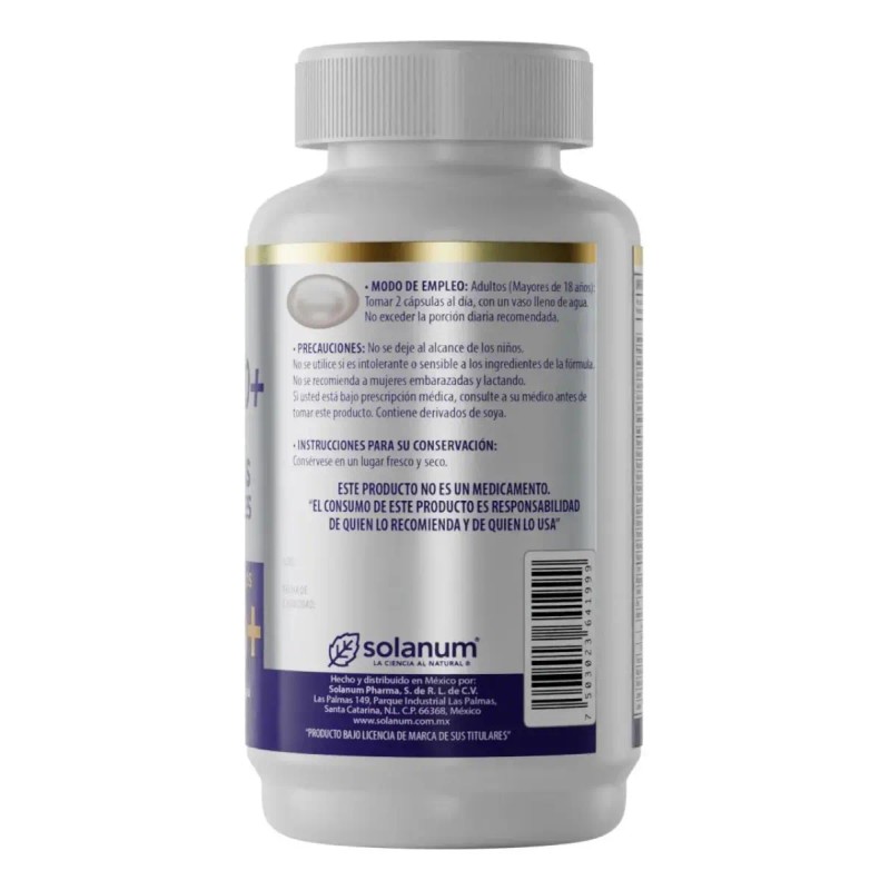 Solanum Platinum Vitaminas Minerales 240 Cápsulas