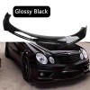 For Benz EClass E250 E350 Gloss Black Front Bumper Lip