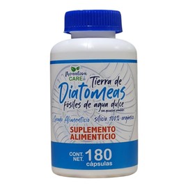 Diatomeas Orgánica Grado Alimenticio 180 caps Veganas
