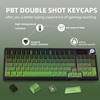 Mciepny 135 Key PBT Keycaps Set Gradient Tea Green Side