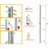 Adjustable Resistance Band Anchor Workout System - Wall Mount Pulley