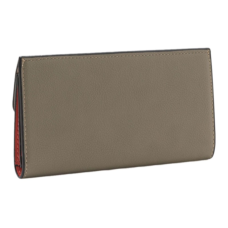 L.CREDI Olivette Flap Wallet Khaki Multi, Khaki Multi