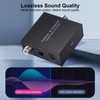 Daiilg Digital Audio Converter Bi-Directional Digital Coaxial to Optical Toslink