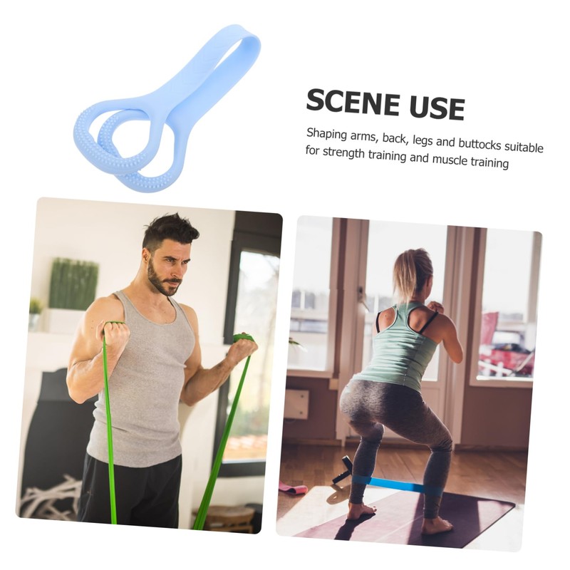 KOMBIUDA Yoga Stretch Band for Resistance Training Elastic Exercise Bands