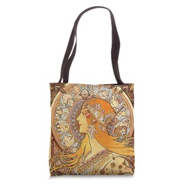 Zodiac Alphonse Mucha Classic Art Tote Bag