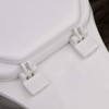 J&V Textiles Soft Round Toilet Seat With Easy Clean &