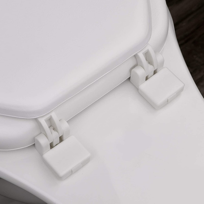 J&V Textiles Soft Round Toilet Seat With Easy Clean &