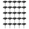 sourcing map 25pcs Tee Wing Knobs Thumb Screws M6 x