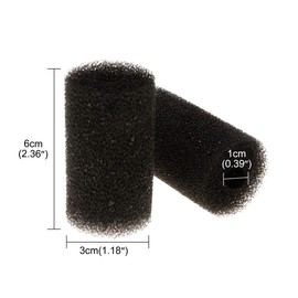 Senzeal 4PCS Pre-Filter Foam Sponge Roll Aquarium Filter Intake Cover for Aquarium Fish Tank(Small)