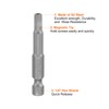 HARFINGTON 3Pcs Square Head Screwdriver Bits SQ1, SQ2, SQ3 Magnetic