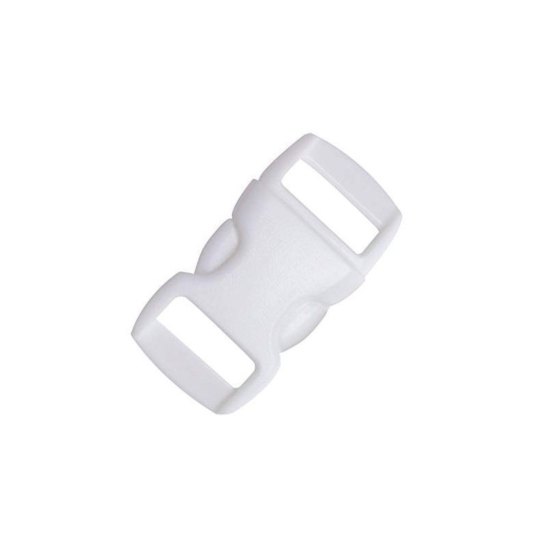 PENTA ANGEL White Plastic Buckle 20Pcs 3/8inch Quick Side Release