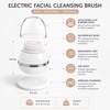 Rechargeable Facial Cleansing Brush with 3 Vibration Modes and Interchangeable